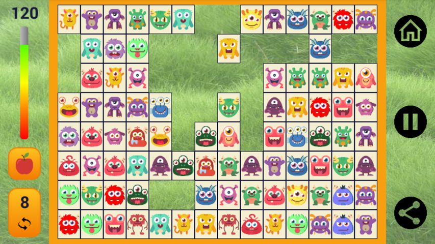Screenshot 3: Connect: cute monsters & food