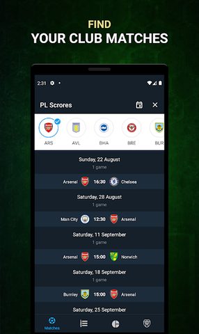 Screenshot 6: Premier League Live Scores