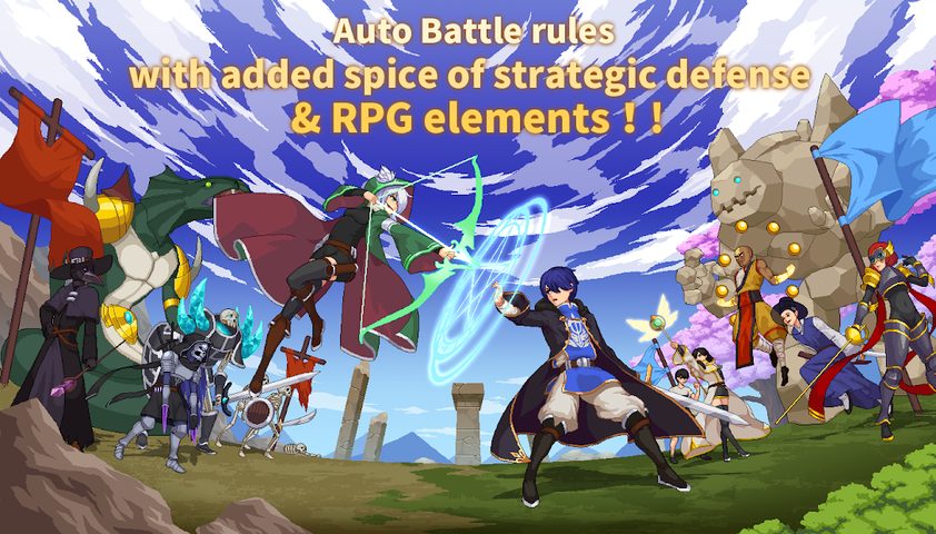 Screenshot 1: Heroic Tactics :Casual Defense