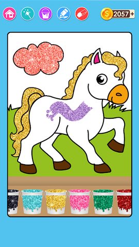 Screenshot 1: Coloring & Play with Animals for Kids