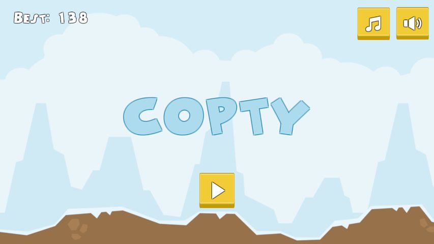 Screenshot 1: Copty - Endless Copter