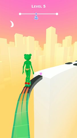 Screenshot 5: Sky Roller: Rainbow Skating