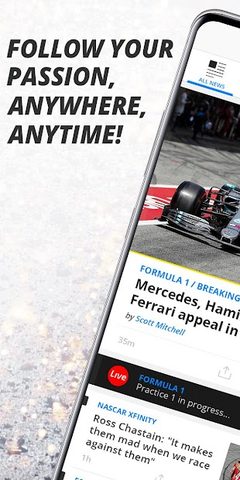 Screenshot 1: Motorsport.com