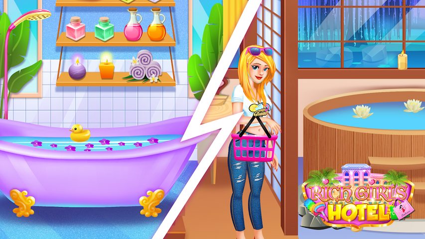 Screenshot 4: Rich Girls Hotel Shopping Game