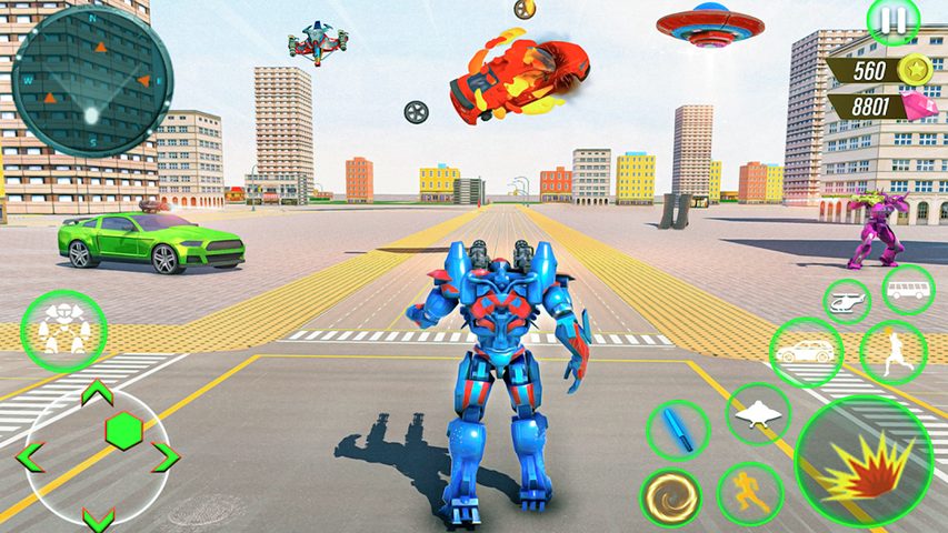 Screenshot 10: Bus Robot Car War - Robot Game