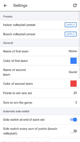 Screenshot 3: Volleyball Score Simple