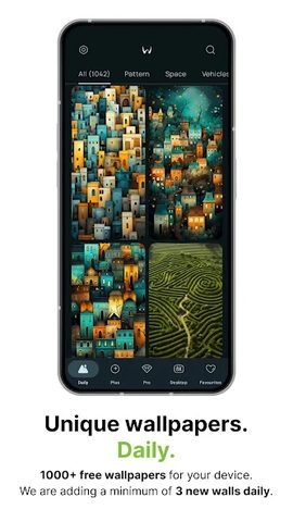 Screenshot 1: One4Wall Wallpapers