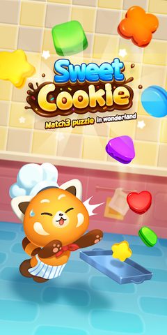 Screenshot 1: Sweet Cookie : Match3 puzzle in wonderland