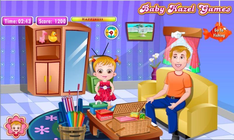 Screenshot 6: Baby Hazel Fishing Time