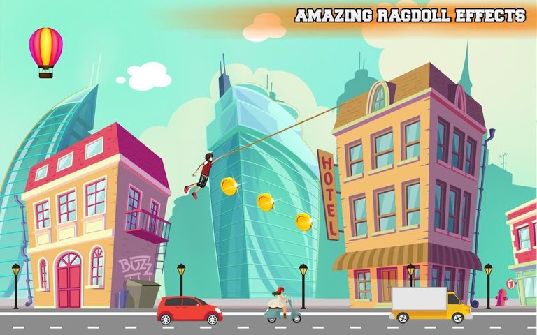 Screenshot 9: City bounce rope hero
