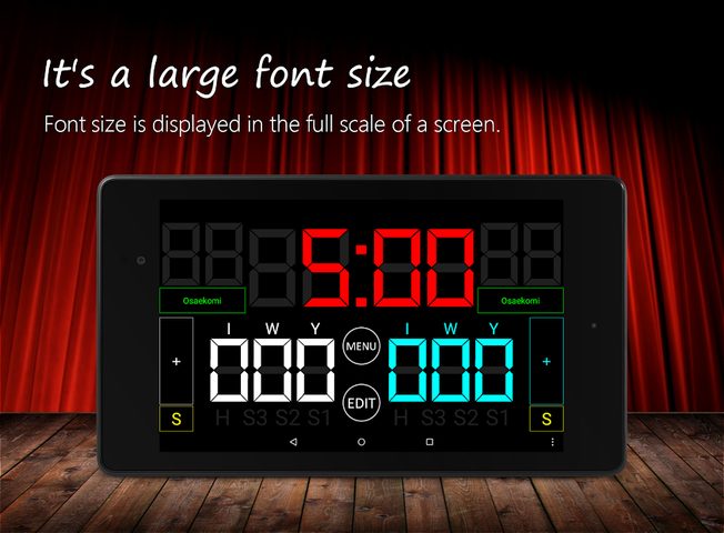 Screenshot 1: Scoreboard Judo