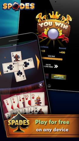 Screenshot 4: Spades Offline - Card Game