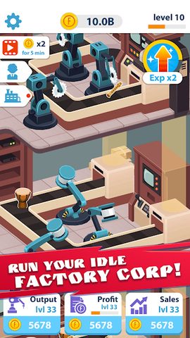 Screenshot 5: Idle Factory Corp.: Business Tycoon Clicker Games