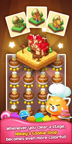 Screenshot 3: Sweet Cookie : Match3 puzzle in wonderland