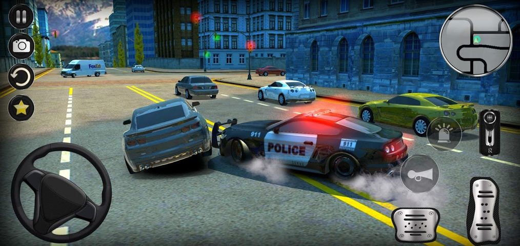 Screenshot 1: Police Car Drift شرطة الهجوله