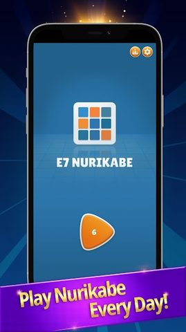Screenshot 1: E7 Nurikabe - Brain Teaser