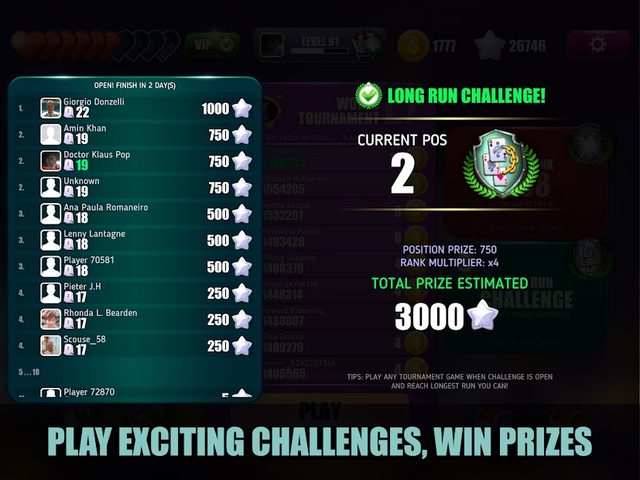 Screenshot 20: Solitaire Towers Tournaments
