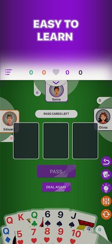 Screenshot 1: Hearts