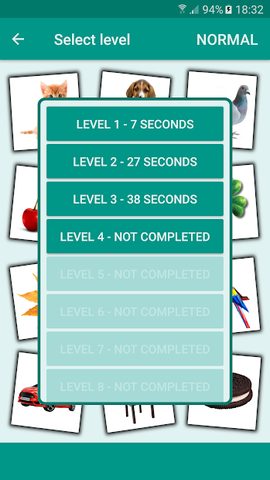 Screenshot 6: Brain game. Picture Match.