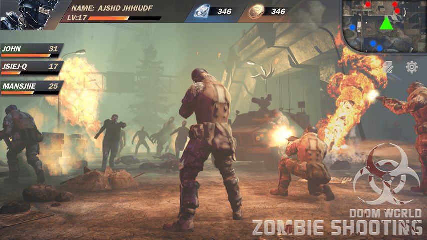 Screenshot 1: Zombie Shooting Game: 3d DayZ Survival