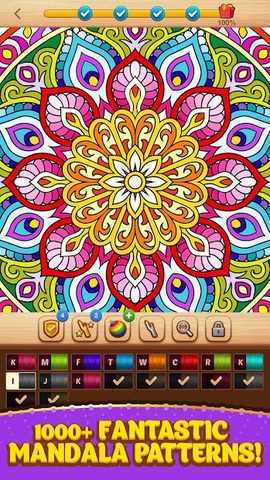 Screenshot 11: Cross Stitch Coloring Mandala