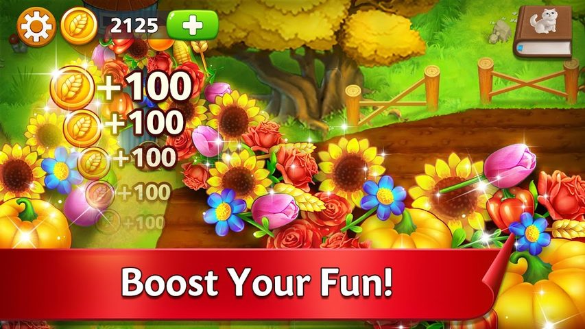 Screenshot 4: Solitaire Garden TriPeak Story