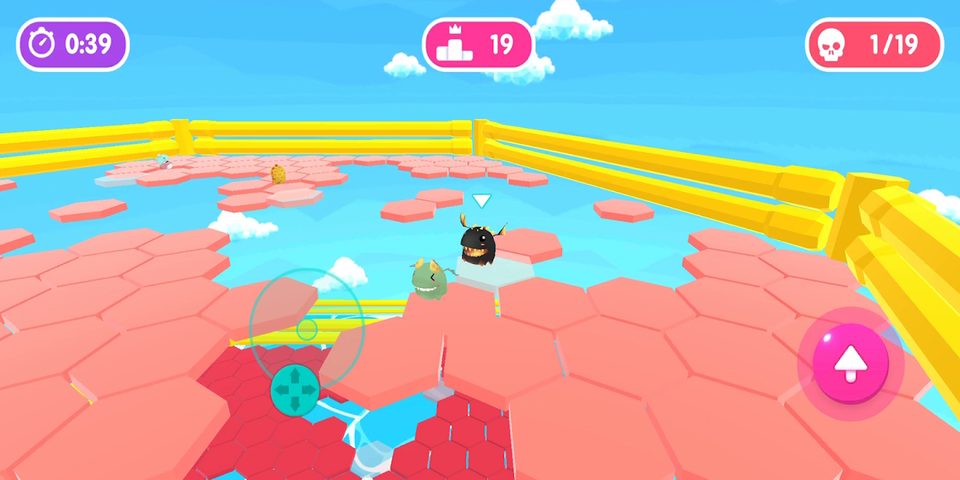 Screenshot 3: Fall.io - Race of Dino