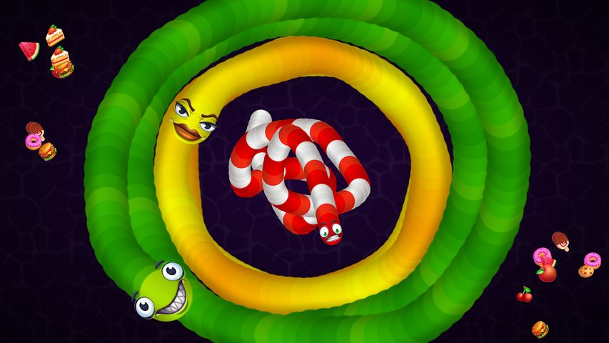 Screenshot 6: Snake vs Worms: Fun .io Zone