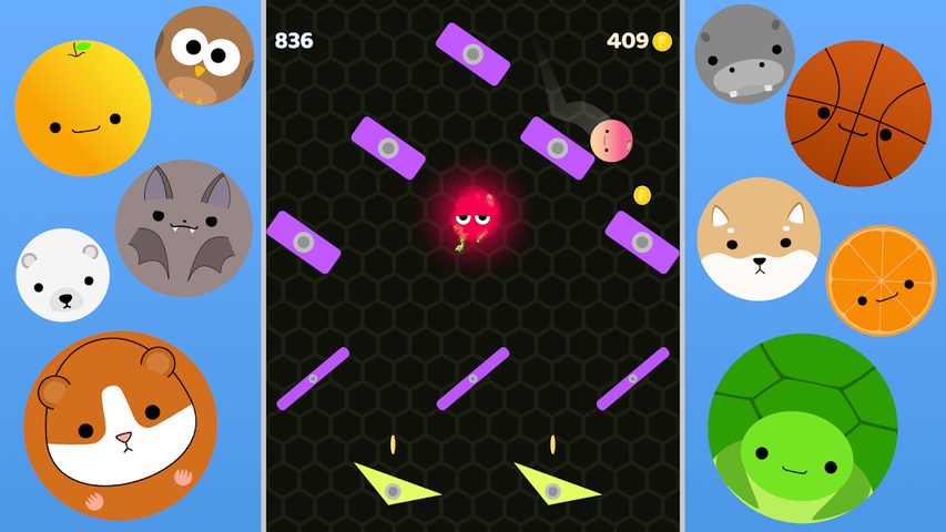 Screenshot 7: Flip Shapes – Bouncing, Rolling, Falling Fun!