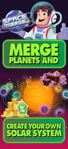 Screenshot 3: Space Merge: Cosmic Idle Game