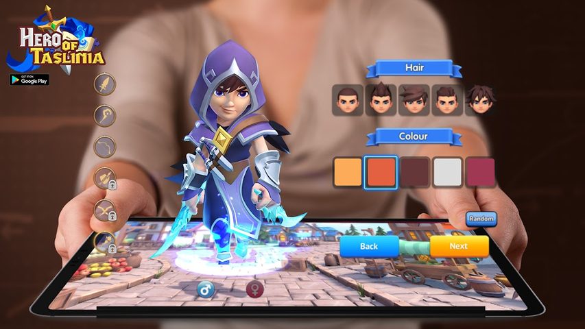 Screenshot 1: Hero of Taslinia – Epic RPG