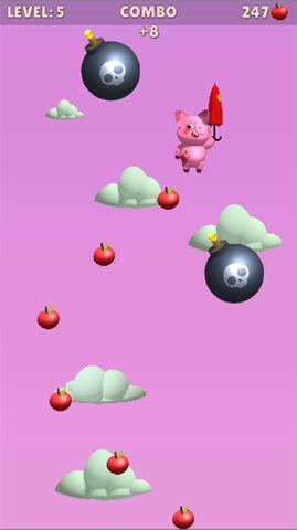 Screenshot 2: Umbrella Pig