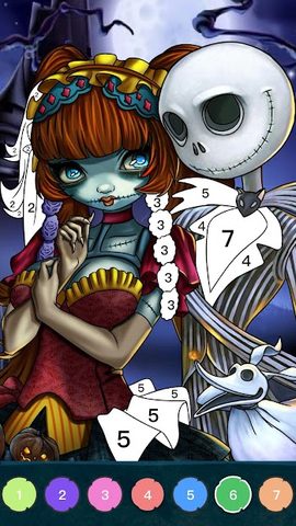Screenshot 5: Zombie Coloring - Color by Numbers & Art Books