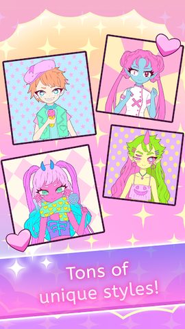 Screenshot 2: Roxie Girl avatar maker game