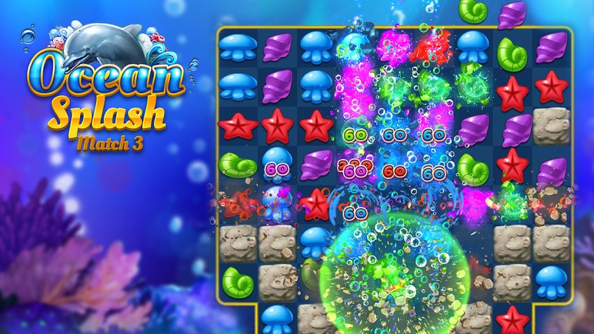 Screenshot 3: Ocean Splash: Puzzle Games
