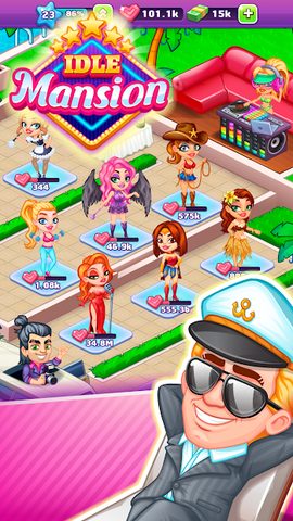 Screenshot 5: Idle Mansion: Dream Farm Simulator & Hero Clicker