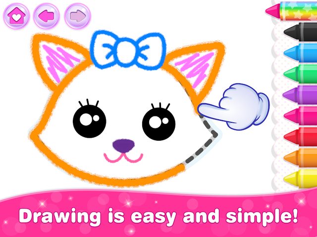 Screenshot 22: Bini Kids Drawing Games for Girls! Toddlers Apps!