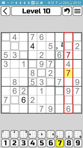 Screenshot 2: Sudoku X
