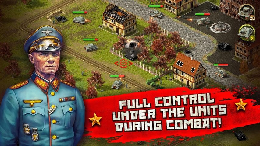 Screenshot 1: World War II: Eastern Front Strategy game
