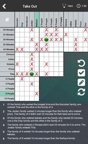 Screenshot 5: Logic Puzzles Daily - Solve Logic Grid Problems