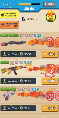 Screenshot 2: Idle Guns