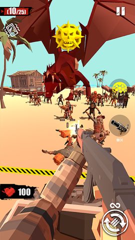 Screenshot 1: Merge Gun:FPS Shooting Zombie