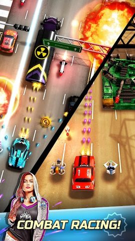 Screenshot 1: Chaos Road: Combat Racing