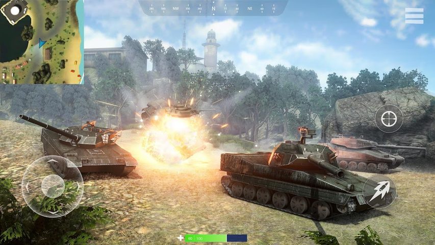 Screenshot 2: Tanks of War