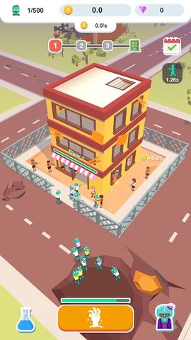 Screenshot 1: Idle Zombie Army