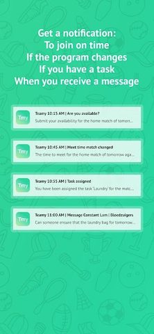 Screenshot 8: Teamy: app for sports teams
