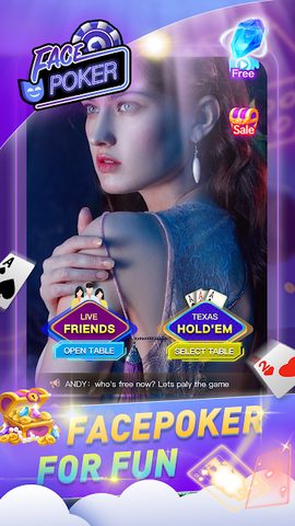 Screenshot 1: Face Poker - Live Video Poker