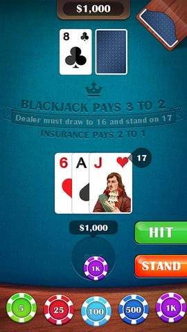 Screenshot 4: Blackjack 21: casino card game