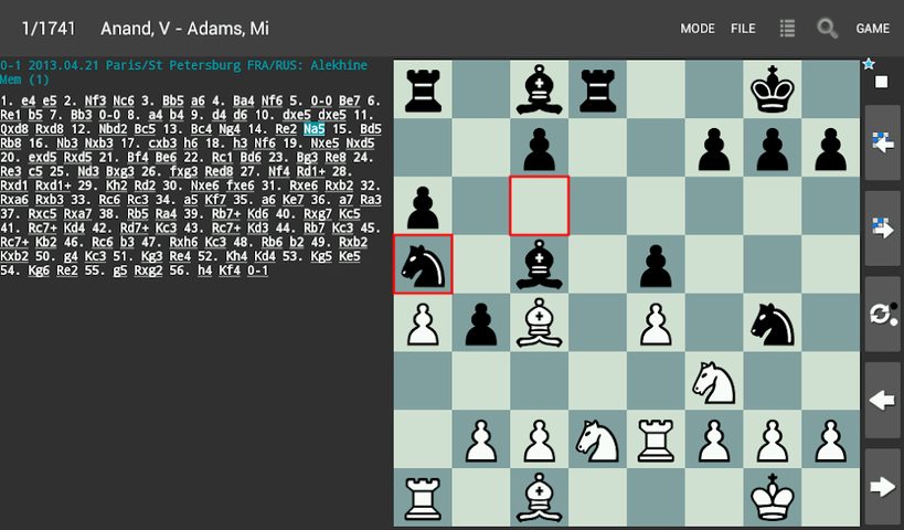 Screenshot 9: Scid on the go