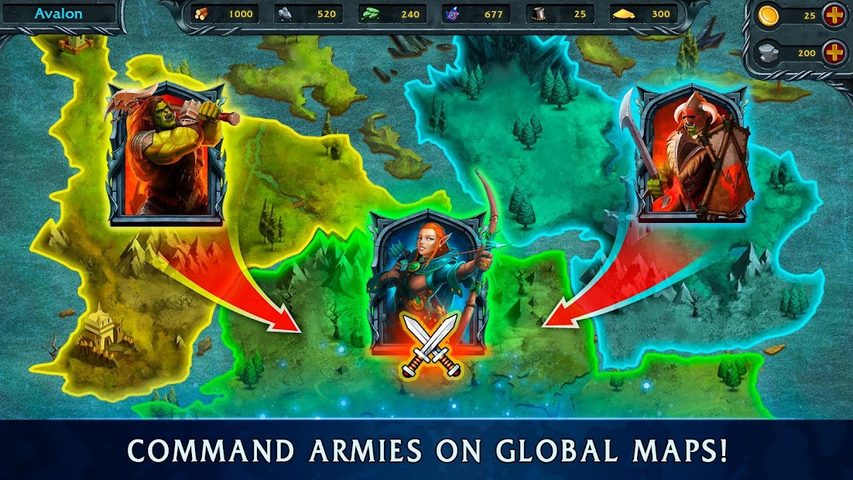 Screenshot 5: Heroes of War Magic－Turn Based RPG & Strategy game